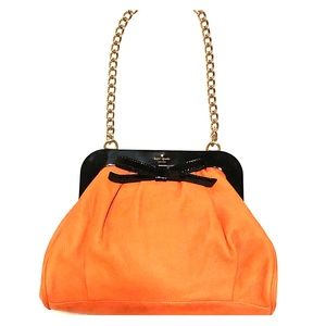 Kate Spade, orange suede purse
